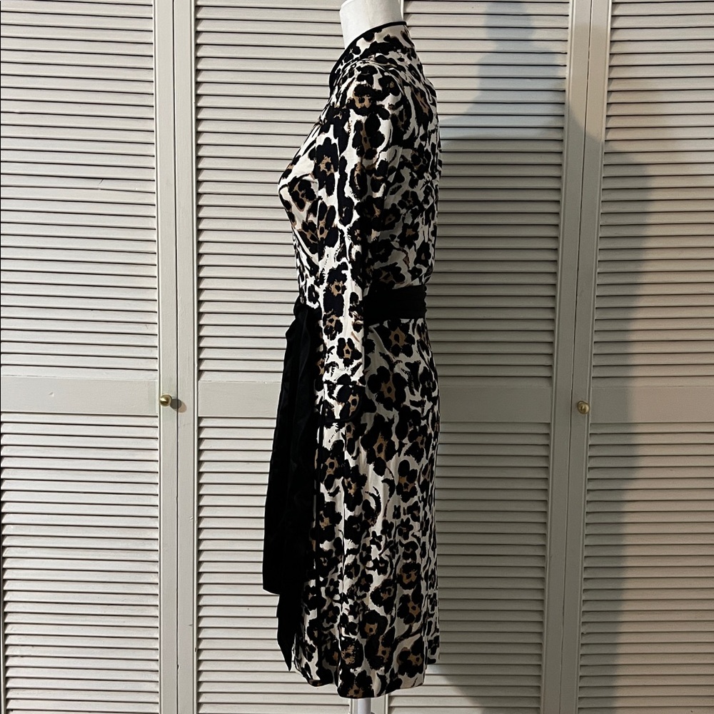 Diane von Furstenberg DVF Silk Keyhole Mandarin Wrap Dress 10 - Picture 3 of 7